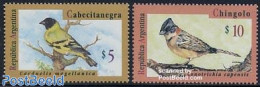 Argentina 1995 Singing Birds 5P/10P 2v, Mint NH, Nature - Birds - Neufs