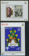 Belize/British Honduras 1980 Int. Year Of The Child 2 S/s, Mint NH, Religion - Various - Christmas - Year Of The Child.. - Christmas