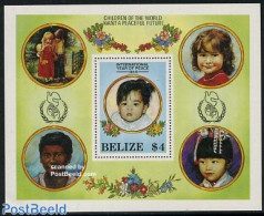 Belize/British Honduras 1986 International Year Of Peace S/s, Mint NH, History - Peace - British Honduras (...-1970)