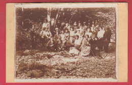 Sedor-Nonceveux - Ruisseau Du Ninglinspo ... Groupe De Personne En Excursion / Carte Photo - 1924  ( Voir Verso ) - Aywaille