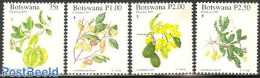 Botswana 1997 Christmas, Trees 4v, Mint NH, Nature - Religion - Flowers & Plants - Christmas - Christmas