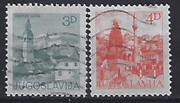 Jugoslavia 1982  Sehenswurdigkeiten (o) Mi.1954-1955 A - Gebraucht