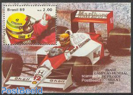 Brazil 1989 Formula 1 S/s, Mint NH, Sport - Transport - Autosports - Sport (other And Mixed) - Automobiles - Ungebraucht