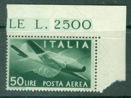 Italie   Yvert  PA  120  Ou Sassone A 132   * * TB  Coin De Feuille   - Posta Aerea