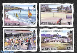 Montserrat 1986 Tourism 4v, Mint NH, Sport - Various - Golf - Street Life - Golf