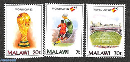 Malawi 1982 Football Games Spain 3v, Mint NH, Sport - Football - Malawi (1964-...)