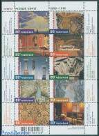 Netherlands 2001 New Art 1890-1910 10v M/s, Mint NH, Art - Architects - Art & Antique Objects - Books - Modern Art (18.. - Unused Stamps