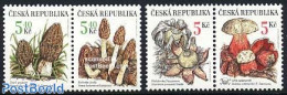 Czech Republic 2000 Mushrooms 2x2v [:], Mint NH, Nature - Mushrooms - Other & Unclassified
