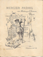 Dépliant Publicitaire: Mercier Frères, Ameublements, Décoration, Paris (Illustration: Le Coucher De La Mariée) - 1900 – 1949