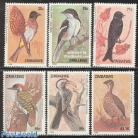 Zimbabwe 1992 Birds 6v, Mint NH, Nature - Birds - Woodpeckers - Zimbabwe (1980-...)