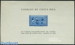 Costa Rica 1960 Panamerican Football S/s, Mint NH, Sport - Football - Costa Rica