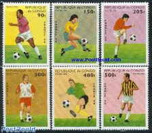 Congo Republic 1996 World Cup Football France 6v, Mint NH, Sport - Football - Otros & Sin Clasificación