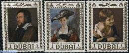 Dubai 1967 Paintings 3v, Mint NH, Art - Paintings - Rubens - Dubai