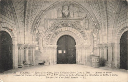 FRANCE - Loches - église Saint Ours - Jadis Collégiale Notre Dame (1180) - Martex Et Portail - Carte Postale Ancienne - Loches