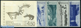 Sweden 1970 Polar Aerea Booklet, Mint NH, Nature - Sport - Transport - Animals (others & Mixed) - Dogs - Skiing - Stam.. - Nuevos