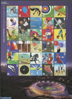 Great Britain 2012 Olympic Games 30v M/s, Mint NH, Nature - Sport - Horses - Athletics - Badminton - Basketball - Fenc.. - Unused Stamps