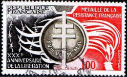 France Poste Obl Yv:1821 Mi:1897 Médaille De La Résistance (cachet Rond) (Thème) - WW2