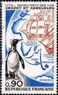France Poste Obl Yv:1704 Mi:1780 Decouverte Des Iles Crozet-Kerguelen (cachet Rond) (Thème) - Pinguïns & Vetganzen
