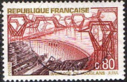 France Poste Obl Yv:1583 Mi:1652 Barrage De Vouglans Jura (Beau Cachet Rond) (Thème) - Elektriciteit