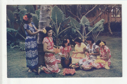 CP ETATS UNIS Happy Hawaiian Waterfall Native Girl - Big Island Of Hawaii