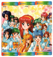 Manga BD Puzzle 6  Télécartes Chine China Phonecard  Telefonkarte (P 57) - China