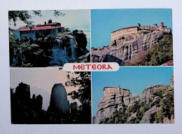 Cp, Grece, Greece, Meteora, Multi Vues, Voyagée - Greece