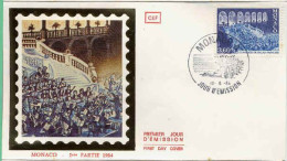Monaco Poste Obl Yv:1429 Mi:1633 Concerts Du Palais Princier (TB Cachet à Date) Fdc 10-5-84 - Oblitérés