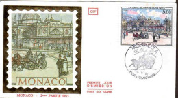 Monaco Poste Obl Yv:1386 Mi:1590 Le Café De Paris Vers 1905 (TB Cachet à Date) Fdc 9-11-83 - Gebruikt