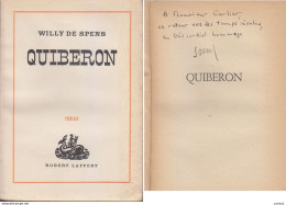 C1 Willy De SPENS - QUIBERON 1948 EO SP Hussards DEDICACE Envoi Signed CHOUAN Vendee - Libros Autografiados