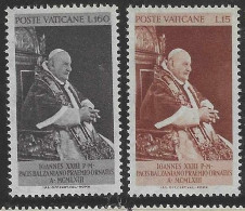 Vatican City S 373-374 1963 Blzan Piece Prize.mint Never Hinged - Nuovi