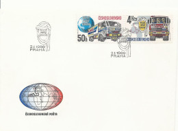 Czechoslovakia Postmark (3536): Sport Paris - Dakar Rally - Briefe