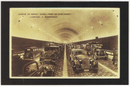 Liverpool & Birkenhead: VINTAGE CARS , TRUCKS - Interior Of Mersey Tunnel, Under The River Mersey - (England) - PKW