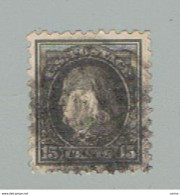 U.S.A.:  1916/19  B. FRANKLIN  -  15 C. USED  STAMP  -  D. 10  -  YV/TELL. 212 - Gebruikt