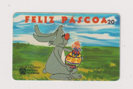 BRASIL - Happy Easter Inductive Phonecard - Brasile