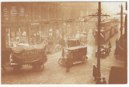 Manchester Deansgate, March 1921 : VINTAGE CARS/AUTO'S, STREETCARS/TRAMS - (England) - PKW