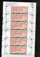 Belgie 2000 2882/84 F2882/84 Train Airplane Toots Thielemans Music Brussels Full Sheet MNH Plaatnummer 1 - 1991-2000