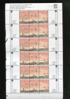 Belgie 2000 2882/84 F2882/84 Train Airplane Toots Thielemans Music Brussels Full Sheet MNH Plaatnummer 1 - 1991-2000