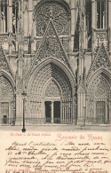 FRANCE - Ouen - Le Grand Portail - Souvenir De Rouen - Vue Face à L'entrée - De L'extérieur - Carte Postale Ancienne - Rouen