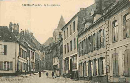 62 - Ardres - La Rue Nationale - Animé - Carte Vierge - CPA - Voir Scans Recto-Verso - Ardres