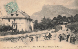 St Gervais Les Bains * 1906 * Hôtel Du Mont Blanc * Attelages âne * Villageois - Saint-Gervais-les-Bains