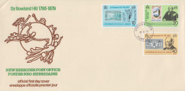 Enveloppe FDC  1er Jour   NOUVELLES  HEBRIDES  Sir  Roland  HILL   1979 - Rowland Hill