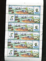 Belgie 1988 F2273/76 Sea Birds Ship Boat Mermaid Neptune Horse Full Sheet MNH Plaatnummer 2 Velnr 40170 11/1/1988 - 1981-1990