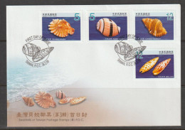 Taiwan 2009 Shells FDC - Coquillages