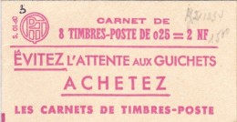 Carnet MARIANNE A LA NEF 8 TIMBRES - Altri & Non Classificati