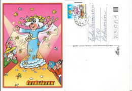 Card Czech Republic Ctyrlistek - Four-Leaf Clover 2010 Fifinka, A Model - Comicfiguren