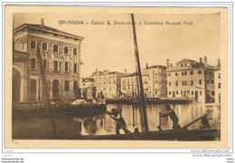 CHIOGGIA:  CANAL  S. DOMENICO  E  CANTIERE  NAVALE  POLI  -  FP - Chioggia