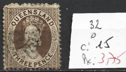 QUEENSLAND 32 Oblitéré Côte 15 € - Used Stamps