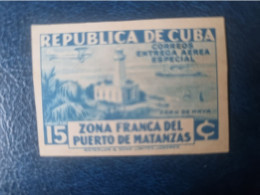 CUBA  NEUF  1936  ZONA  FRANCA  DEL  PUERTO  DE  MATANZAS // PARFAIT ETAT // 1er CHOIX // Sin Dentar--non Dentelé - Unused Stamps