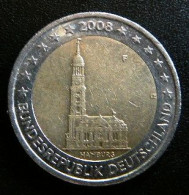 Germany - Allemagne - Duitsland   2 EURO 2008 F     Speciale Uitgave - Commemorative - Alemania