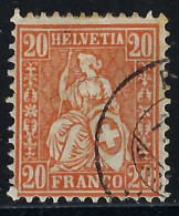 SUISSE Ca. 1862: Le ZNr. 32, Obl. - Gebruikt